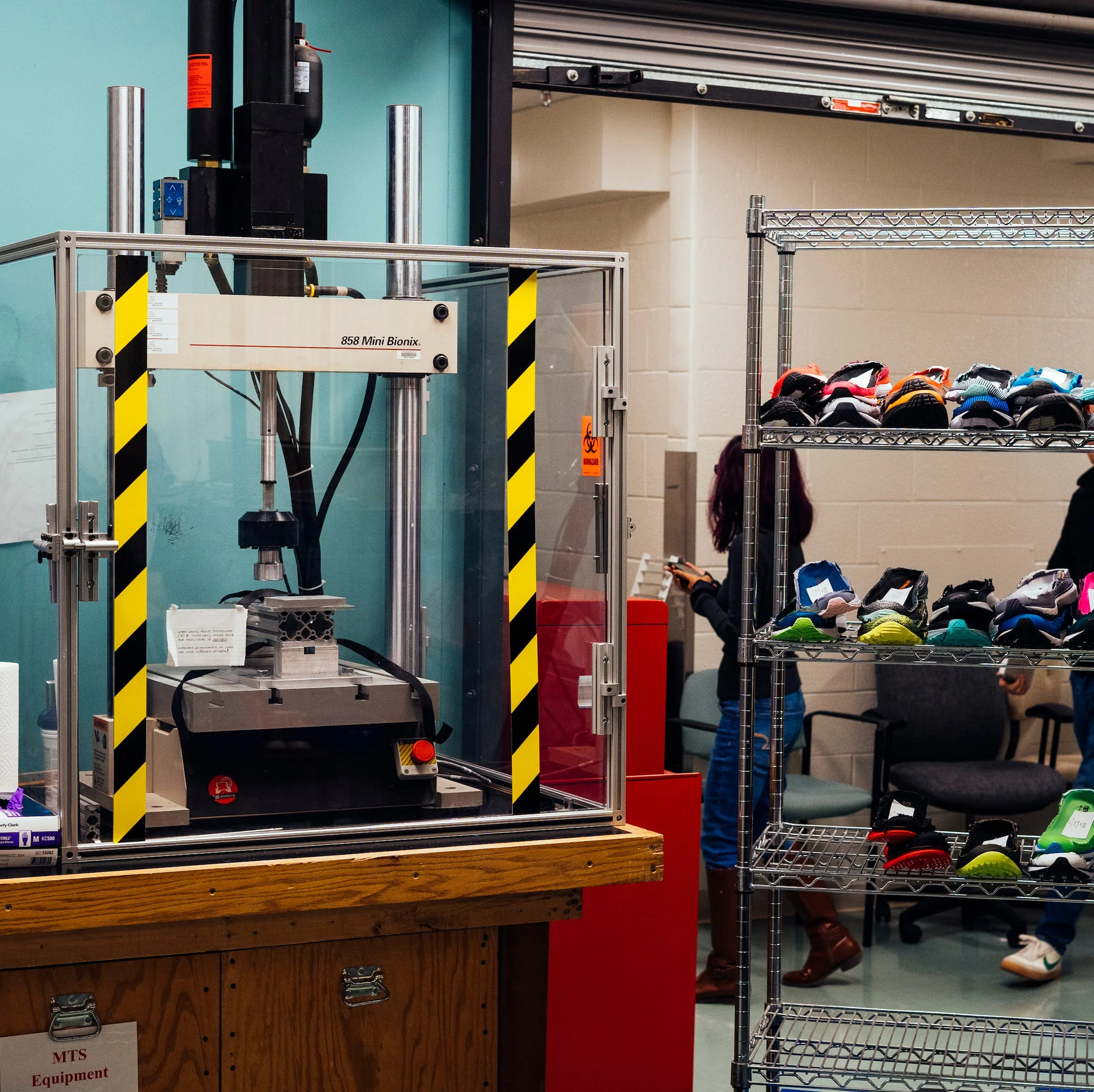 Shoe mechanical testing