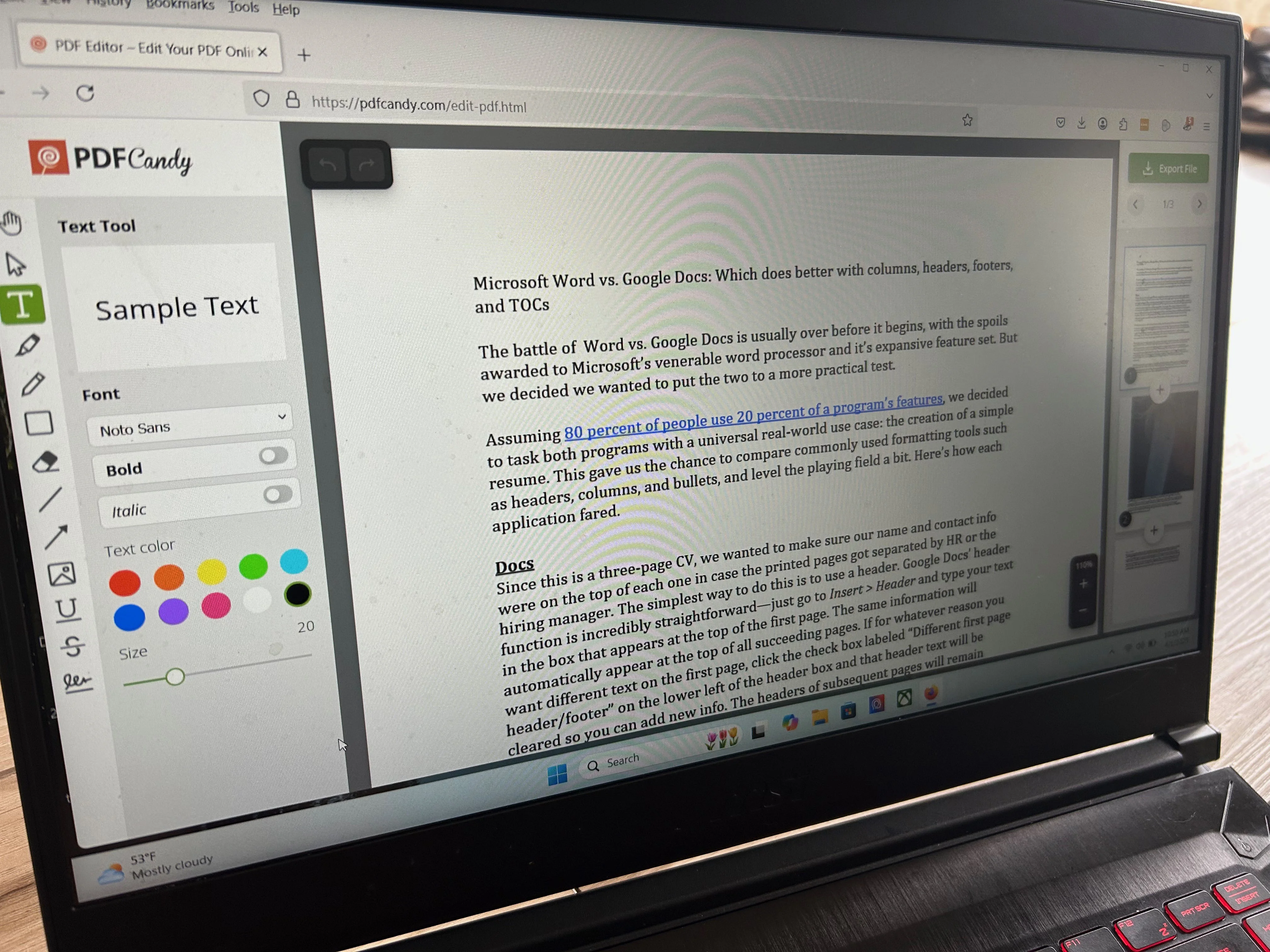 PDF Candy - Best free PDF editor